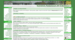 Desktop Screenshot of gympaba.sk